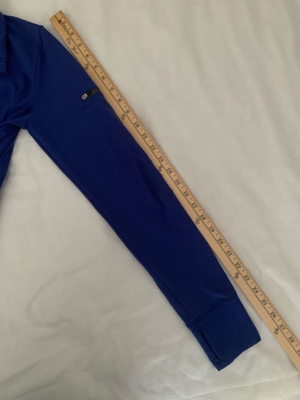 EUC Alo Yoga Blue Full Zip Performance Track Jacket - Size S/M - Picture 15 of 16